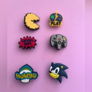 Colorful Gaming Shoe Charms Set